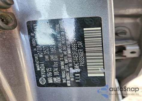 2015 Hyundai Accent Gls z USA, uszkodzony, nr VIN KMHCT4AE0FU899784